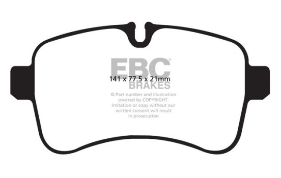 Brake pad set, disc brake DP1979 EBC