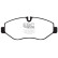 Brake pad set, disc brake DP1980 EBC