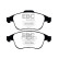 Brake pad set, disc brake DP1992 EBC