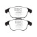 Brake pad set, disc brake DP1997 EBC