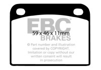 Brake pad set, disc brake DP217 EBC