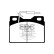 Brake pad set, disc brake DP2209 EBC