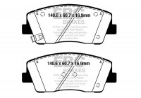 Brake Pad Set, disc brake DP22358 EBC