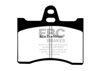 Brake pad set, disc brake DP227 EBC