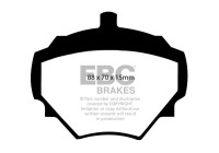 Brake pad set, disc brake DP294 EBC