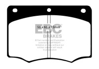 Brake pad set, disc brake DP296 EBC