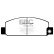 Brake pad set, disc brake DP318 EBC