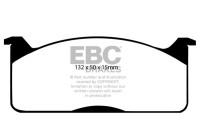 Brake pad set, disc brake DP321 EBC