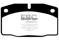 Brake pad set, disc brake DP325 EBC