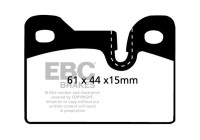 Brake pad set, disc brake DP342 EBC