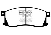 Brake pad set, disc brake DP344 EBC