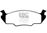 Brake pad set, disc brake DP3662 EBC