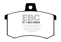 Brake pad set, disc brake DP370 EBC