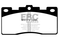Brake pad set, disc brake DP376 EBC