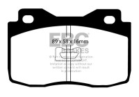 Brake pad set, disc brake DP378 EBC