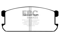 Brake pad set, disc brake DP383 EBC