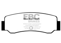 Brake pad set, disc brake DP392 EBC