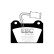 Brake pad set, disc brake DP398 EBC
