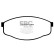 Brake pad set, disc brake DP419 EBC