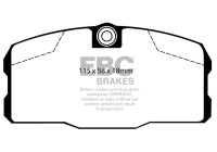 Brake pad set, disc brake DP443 EBC