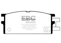 Brake pad set, disc brake DP454 EBC