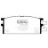 Brake pad set, disc brake DP454 EBC