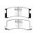 Brake pad set, disc brake DP457 EBC