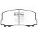 Brake pad set, disc brake DP460 EBC