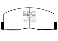 Brake pad set, disc brake DP461 EBC