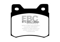 Brake pad set, disc brake DP464 EBC