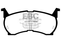 Brake pad set, disc brake DP490 EBC
