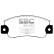 Brake pad set, disc brake DP501 EBC