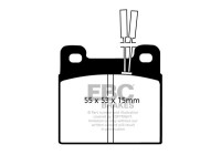 Brake pad set, disc brake DP508 EBC