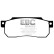 Brake pad set, disc brake DP529 EBC