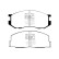Brake pad set, disc brake DP536 EBC