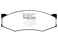 Brake pad set, disc brake DP538 EBC