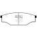Brake pad set, disc brake DP539 EBC