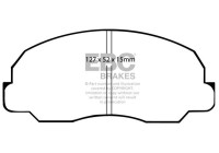 Brake pad set, disc brake DP541 EBC