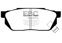 Brake pad set, disc brake DP570 EBC