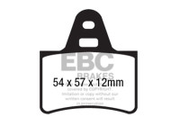 Brake pad set, disc brake DP573 EBC