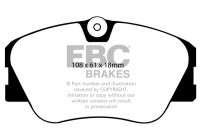 Brake pad set, disc brake DP577 EBC