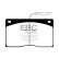 Brake pad set, disc brake DP581 EBC