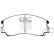 Brake pad set, disc brake DP582 EBC