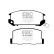 Brake pad set, disc brake DP602 EBC