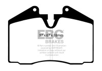 Brake pad set, disc brake DP612 EBC