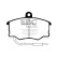 Brake pad set, disc brake DP616 EBC