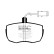 Brake pad set, disc brake DP622 EBC