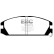 Brake pad set, disc brake DP623 EBC