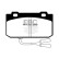 Brake pad set, disc brake DP625 EBC