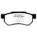 Brake pad set, disc brake DP642 EBC